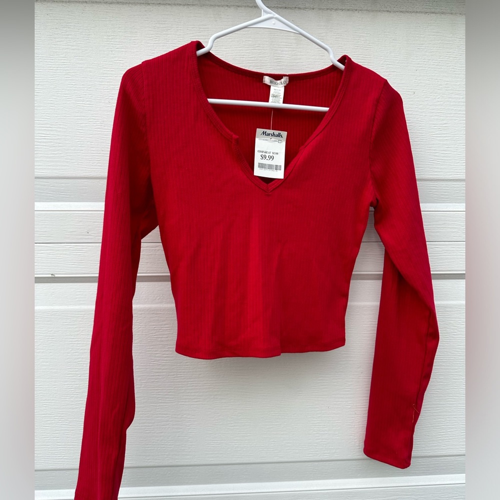 Bozzolo Red Long Sleeve Shirt